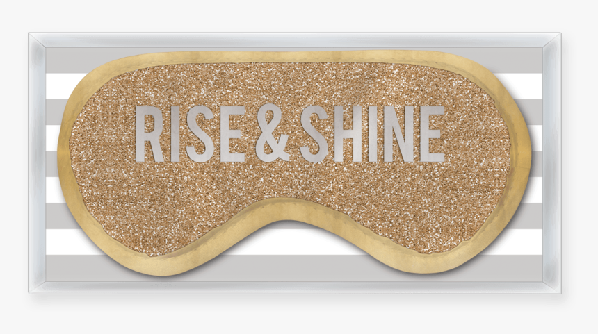 Rise & Shine Eye Mask - Glitter, HD Png Download