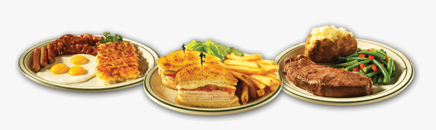 Breakfast Cuisine Dinner Norms Restaurants - Dinner Food Plate Png, Transparent Png