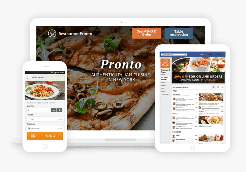 Italian Restaurant Online Ordering, HD Png Download