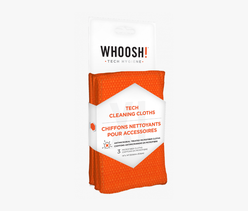 Whoosh 3xl Professional Antibacterial Microfibre Cloth - Whoosh, HD Png Download