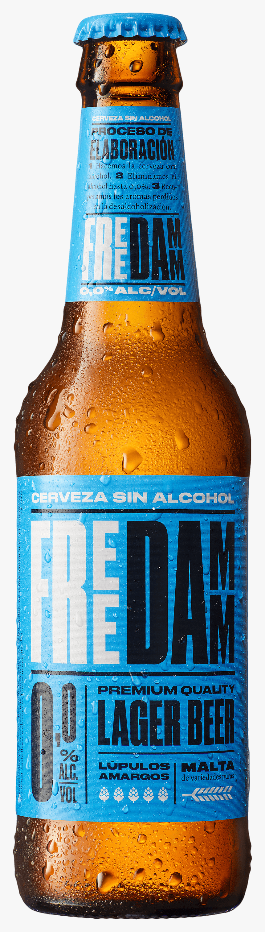 Free Damm - Estrella Damm Non Alcoholic Beer, HD Png Download