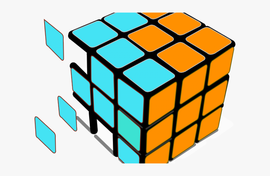 Cube Clipart Small - Cube Clipart Black And White, HD Png Download