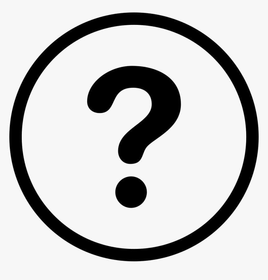 Question Sign In Circles - Information Clipart Black And White, HD Png Download