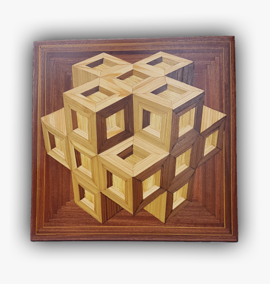 080 Cube Of Incavated Cubes - Picture Frame, HD Png Download