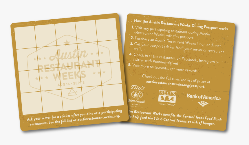 Arw Passport - Dining Passport, HD Png Download