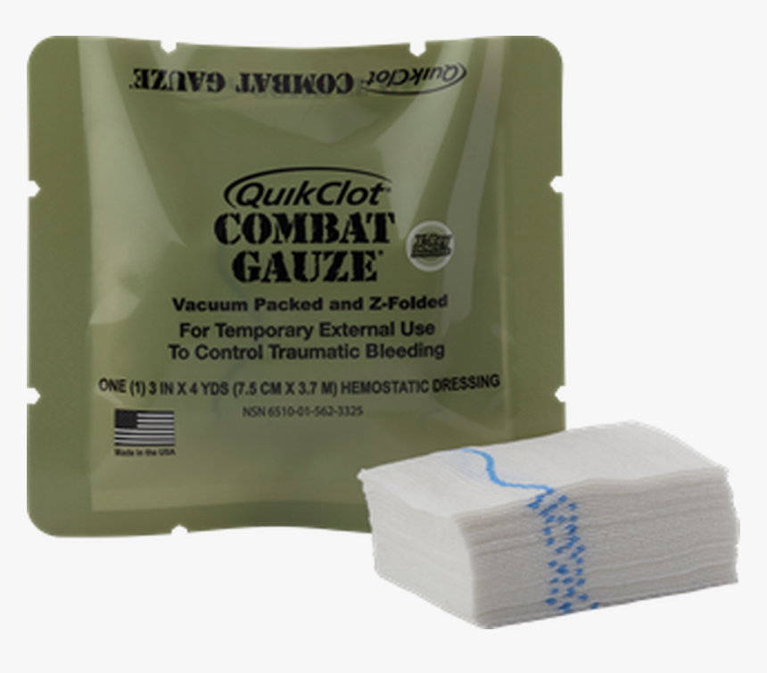 Quikclot Combat Gauze, HD Png Download