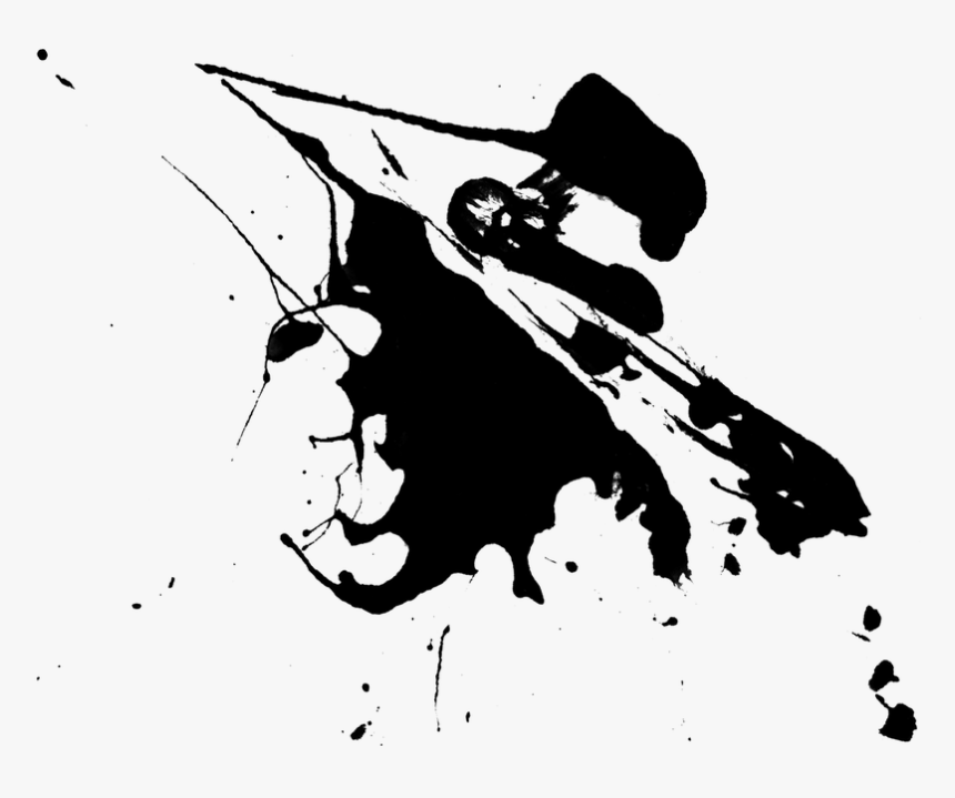 Paint Splatter Splash Free Picture - Ink, HD Png Download