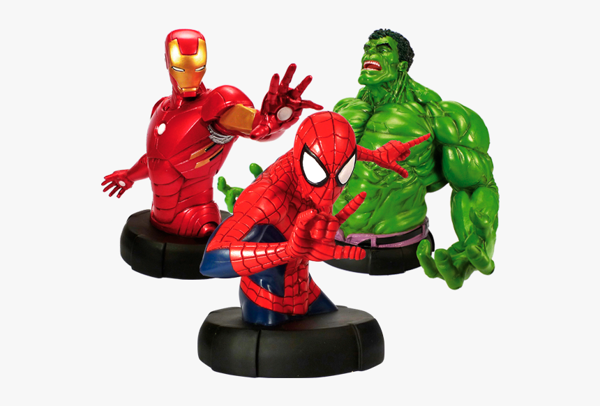 Sliderimgprincipal 411 1 Slider Png1 Bustosmarvel - Busto De Super Herois, Transparent Png