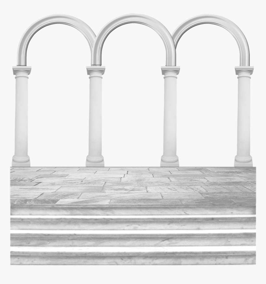 Arches Arcade Columns Free Picture - Arches And Columns Transparent, HD Png Download