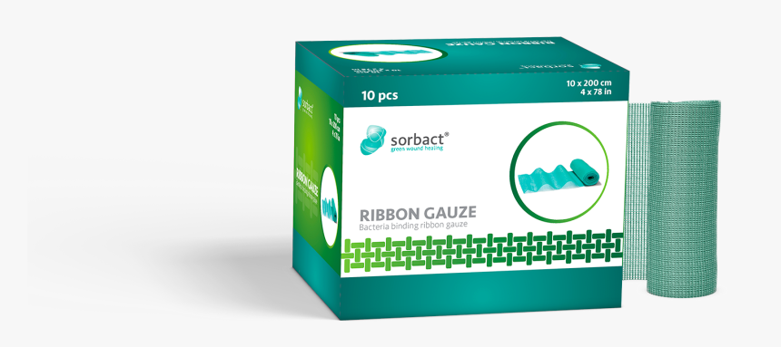 Ribbon-gauze Produkt - Sorbact Npwt Wound Filler, HD Png Download