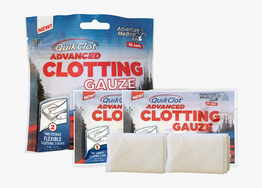 Quikclot Gauze Contents Quikclot Gauze Strt - Quikclot Army Grade Bandage Dressing, HD Png Download