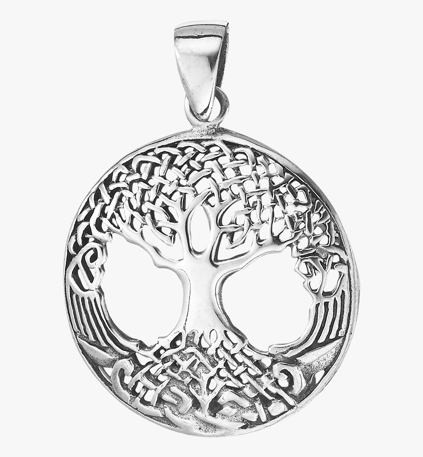 Sterling Silver Celtic Tree Of Life Pendant - Pendant, HD Png Download