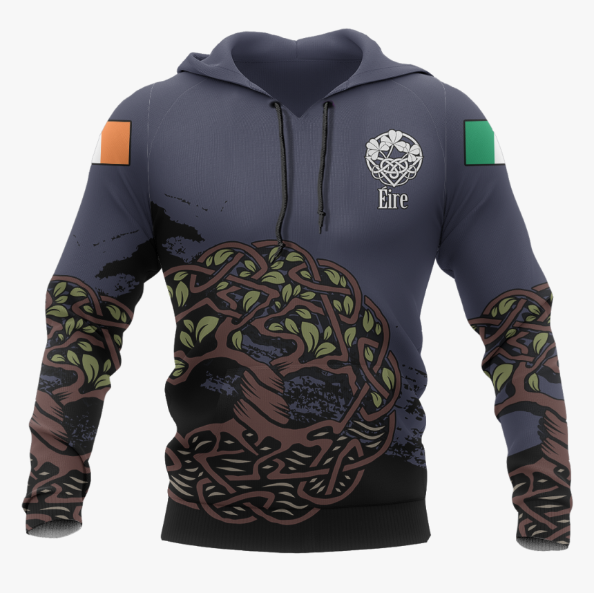 Celtic Tree Of Life Hoodie Purple Version Z2 - South Africa Hoodie, HD Png Download