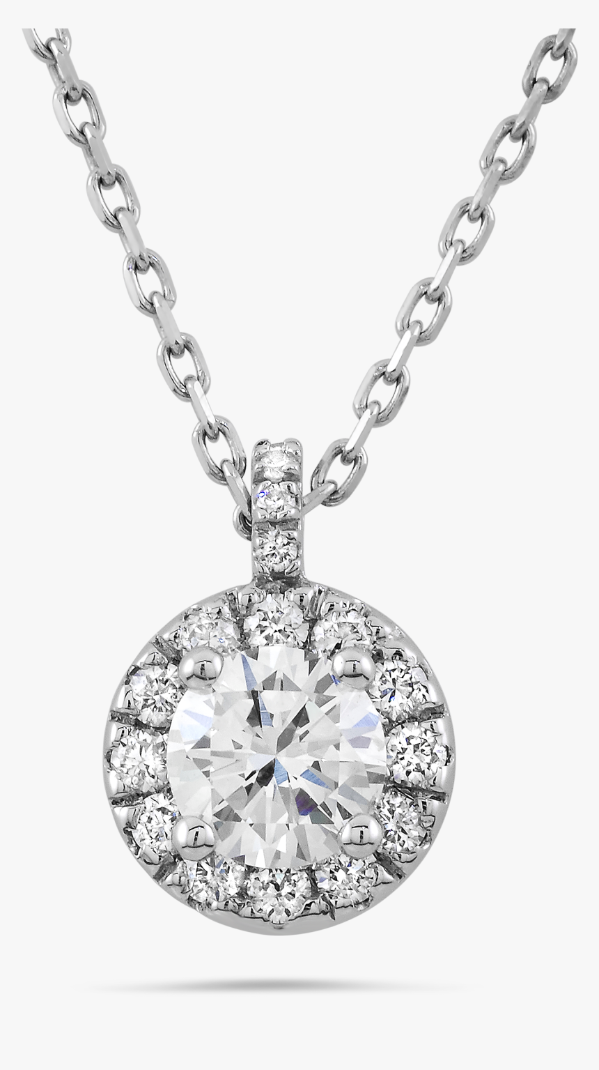 28 Collection Of Diamond Necklace Clipart Png - White Gold Diamond Teardrop Necklace, Transparent Png