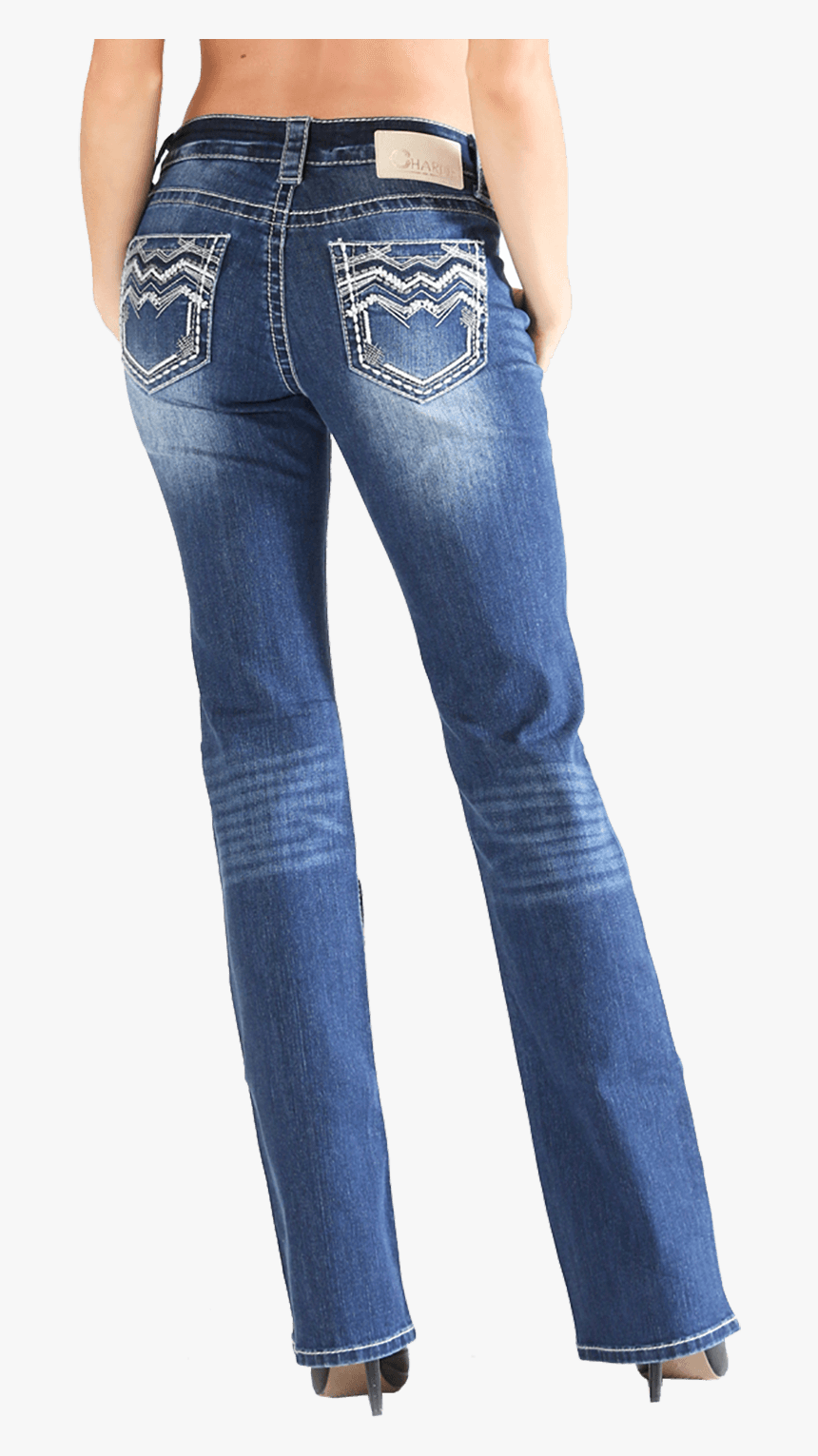 Charme By Grace In La Women S Easy Fit Chevron Pocket - Pocket, HD Png Download