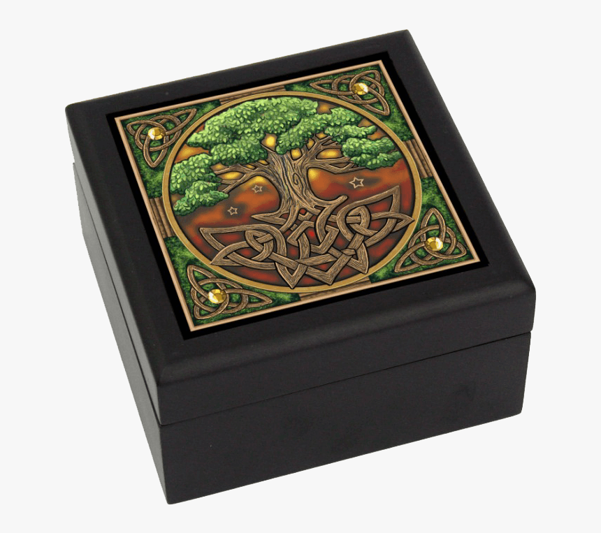 Celtic Tree Of Life Tile Box - Tree Of Life, HD Png Download