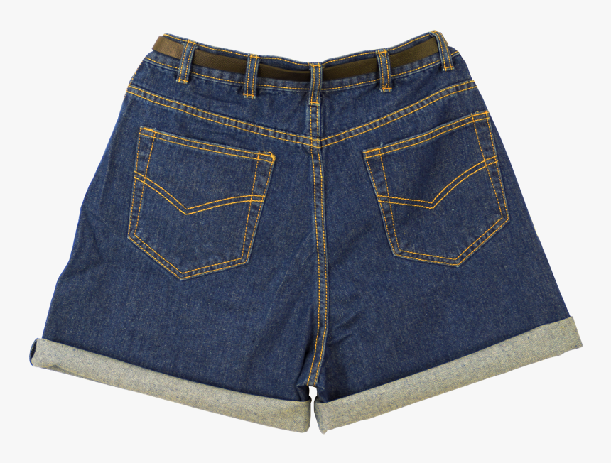 Denim Loose Shorts - Pocket, HD Png Download