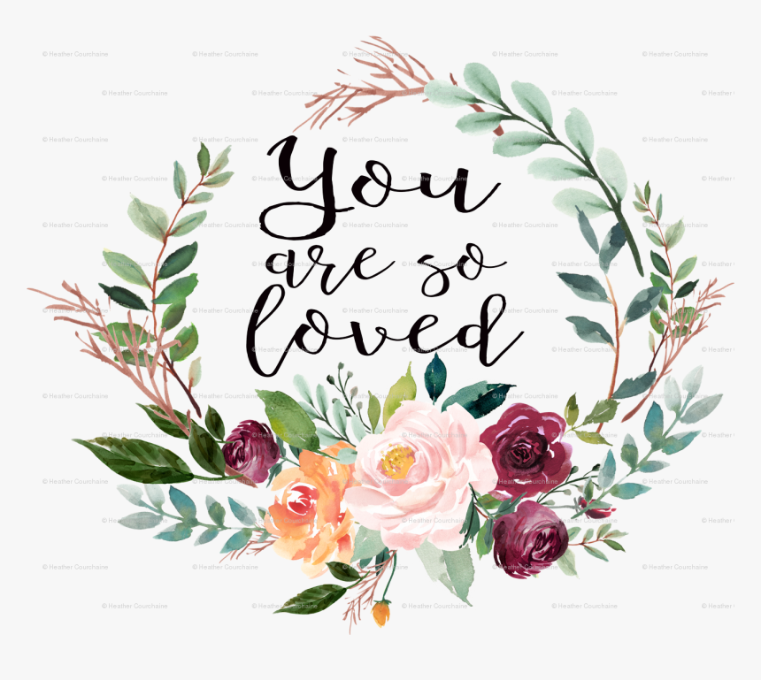 Transparent Floral Wreath Png - Transparent Background Floral Wreath Png, Png Download