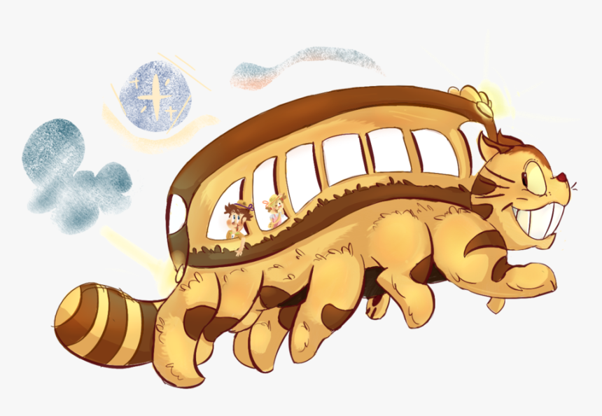 The Magical Catbus - Totoro Cat Bus Png, Transparent Png