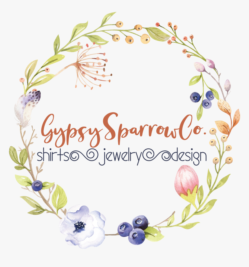 Watercolor Floral Wreath Png, Transparent Png