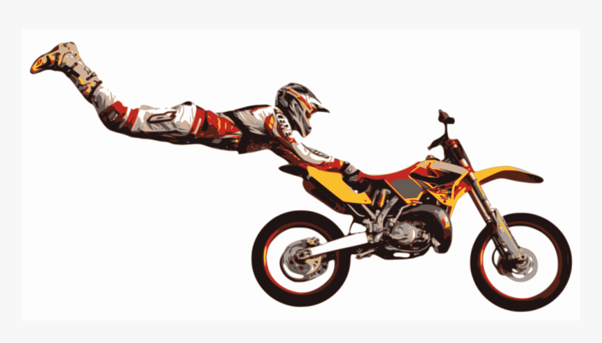 Wheel,motorcycle Accessories,motocross - Bike Stunt Png, Transparent Png