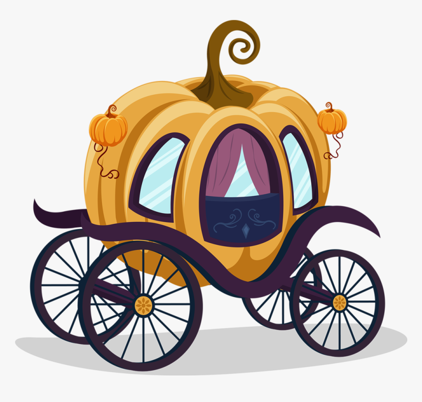 Cinderella Carriage Pumpkin Cartoon Clip Art - Cinderella Pumpkin Carriage Png, Transparent Png