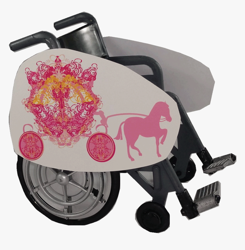 Wheelchair Pink, HD Png Download