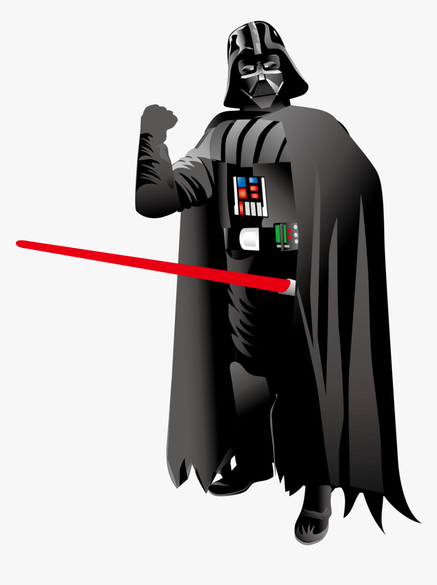 Anakin Skywalker Leia Organa Star Wars Illustration - Star Wars Vector, HD Png Download