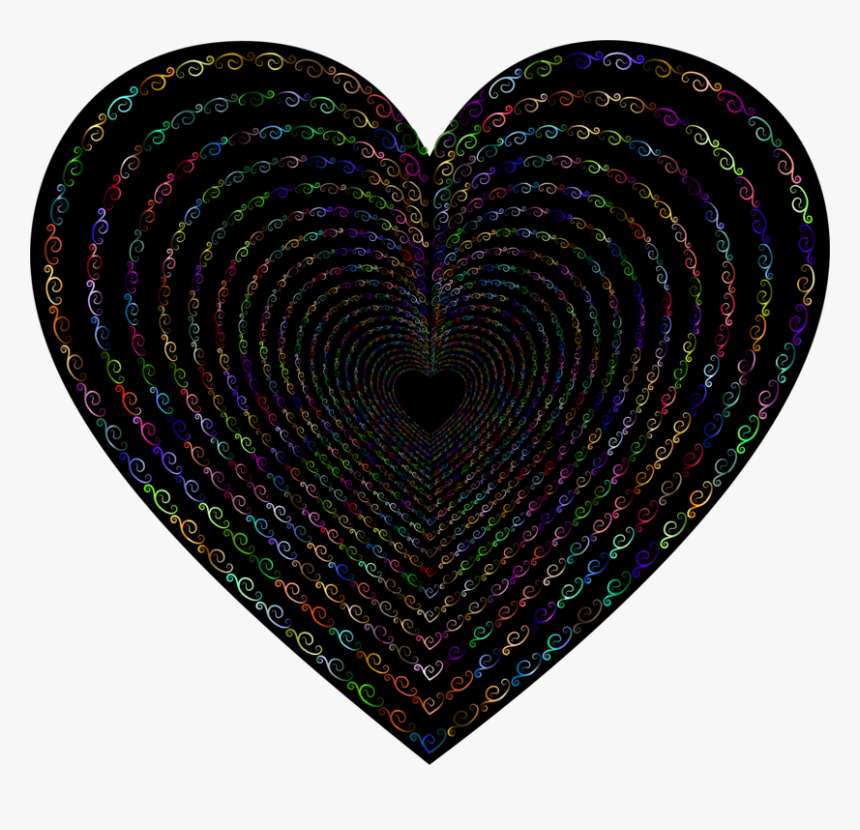 Purple,heart,feather - Heart, HD Png Download