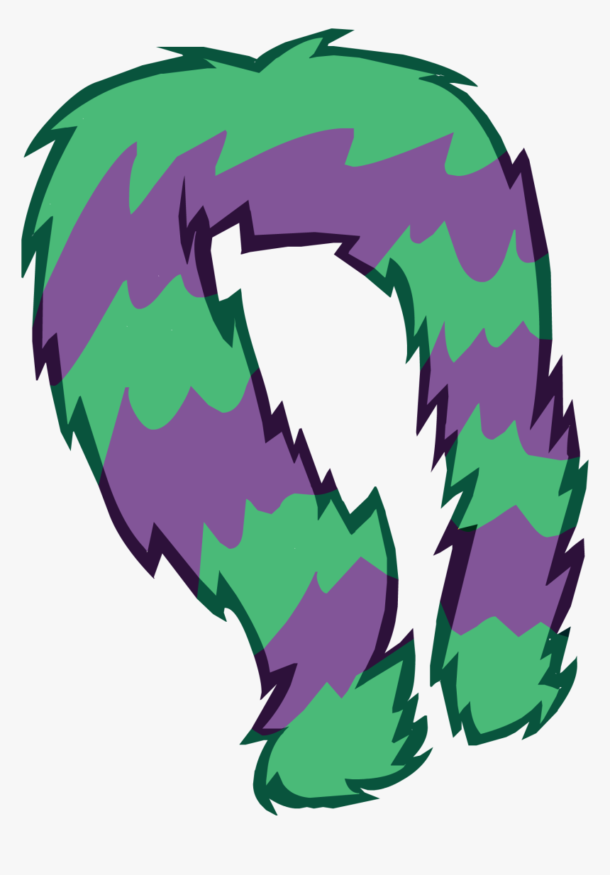 Official Club Penguin Online Wiki - Cartoon Red Feather Boa, HD Png Download