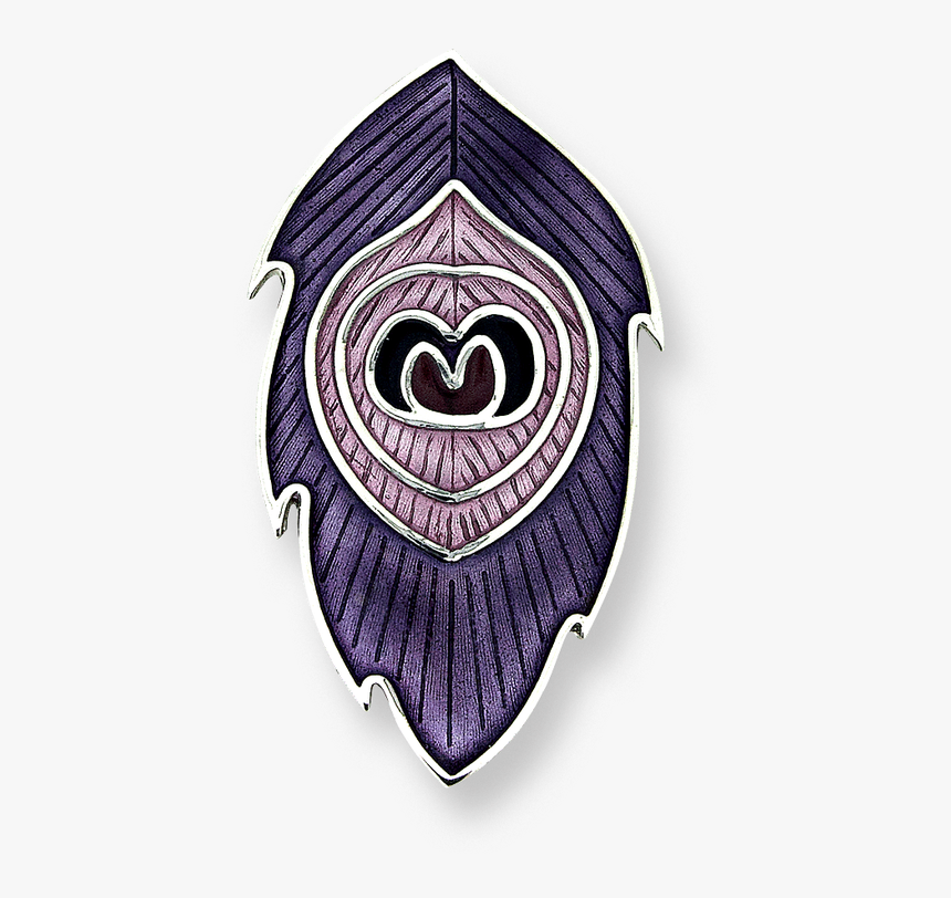 Nicole Barr Designs Sterling Silver Peacock Feather - Emblem, HD Png Download