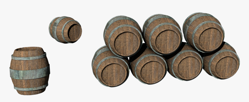Wooden Barrels Barrel Wine Barrel Free Picture - Wood, HD Png Download