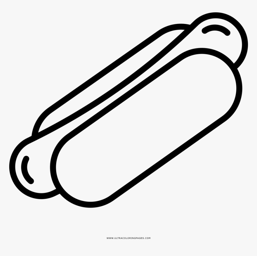 Hot Dog Para Dibujar, HD Png Download
