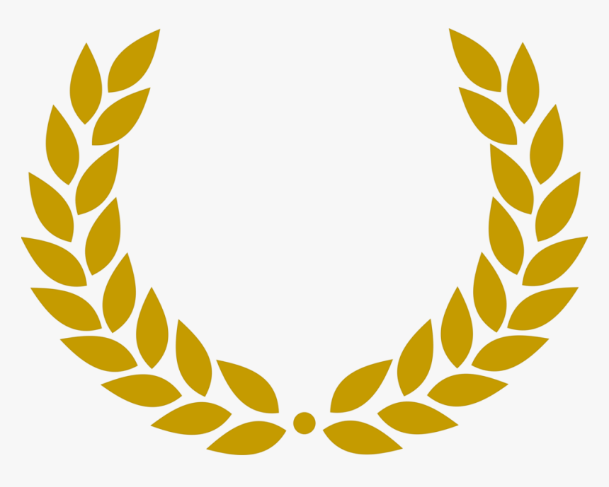 Laurel Flower Transparent Png Clipart Free Download - Gold Laurel Wreath Clipart, Png Download