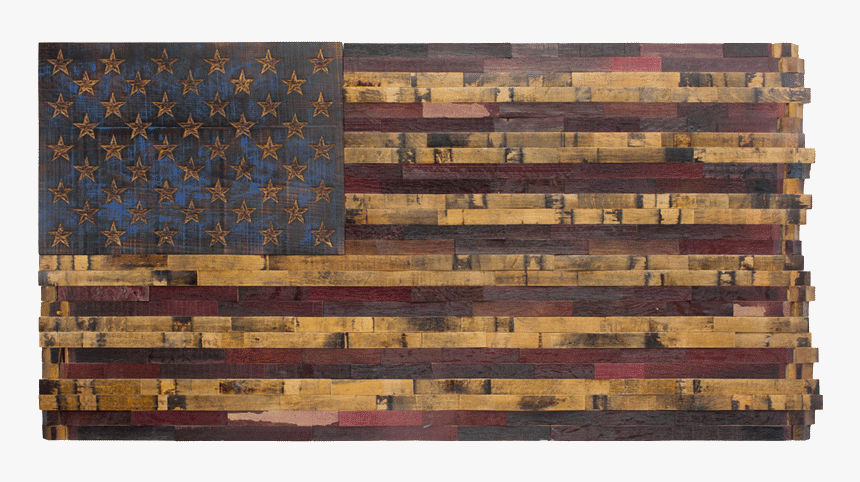 Whiskey Barrel American Flag, HD Png Download