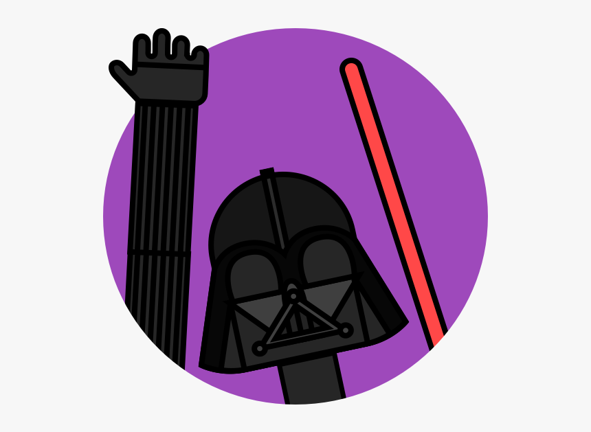 Lord Vador Icon Vector Illust Vador Darth Vador Starwars - Dark Vader Icon, HD Png Download