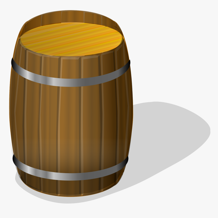 Wood Barrel Png, Transparent Png