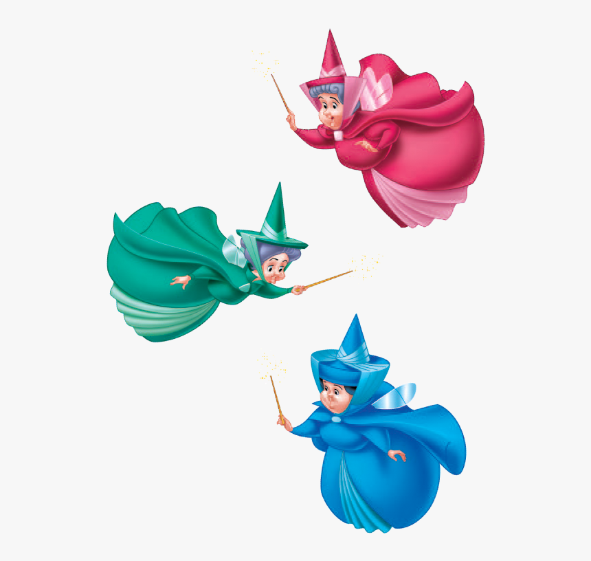 Sleeping Beauty Clipart Character - Sleeping Beauty Fairies Png, Transparent Png