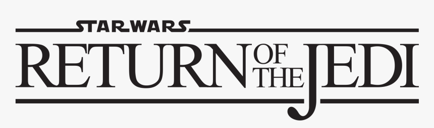 Return Of The Jedi Logo Png - Return Of The Jedi, Transparent Png