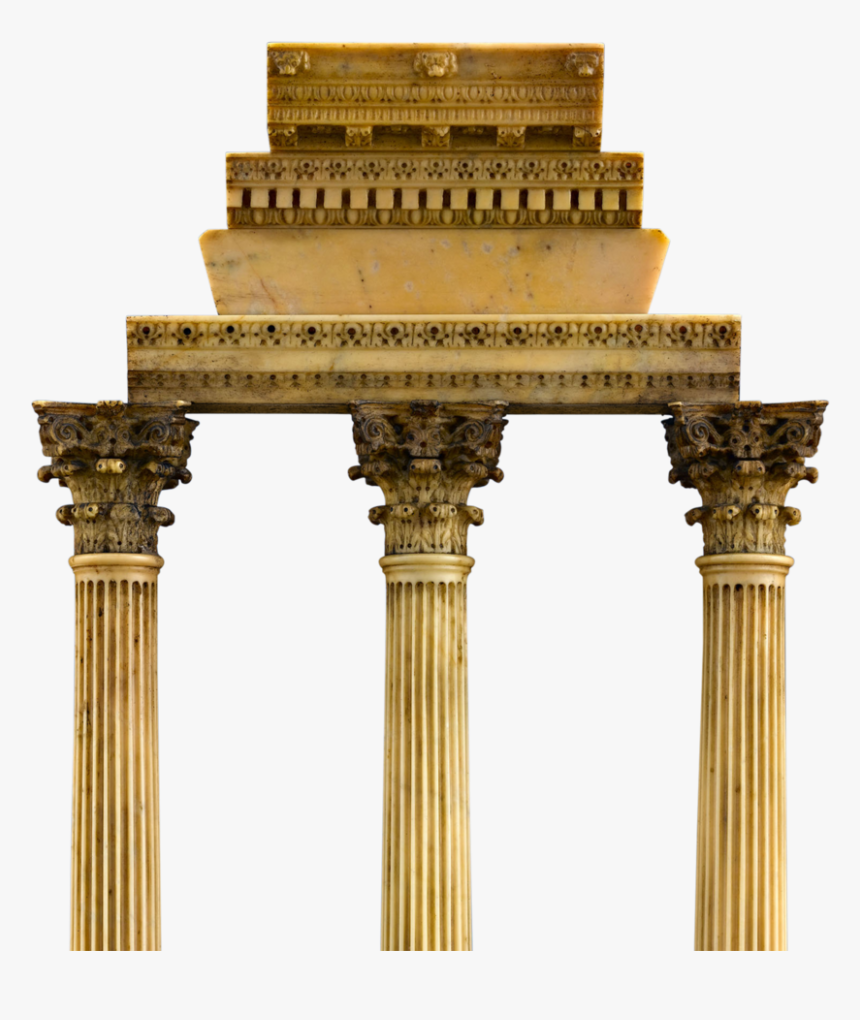 Grand Tour Souvenir Temple Of Castor And Pollux - Column, HD Png Download