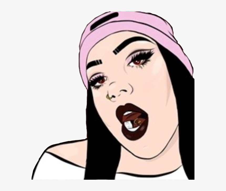 #tumblr #menina #menina Tumblr #mafia #toca #mulher - Cartoon, HD Png Download