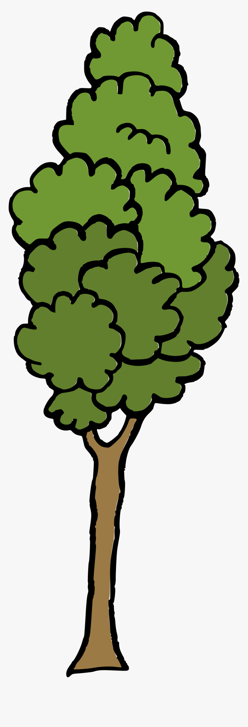 Cartoon Tree 4, HD Png Download