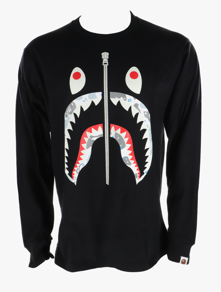 Bathing Ape Shark T Shirt, HD Png Download