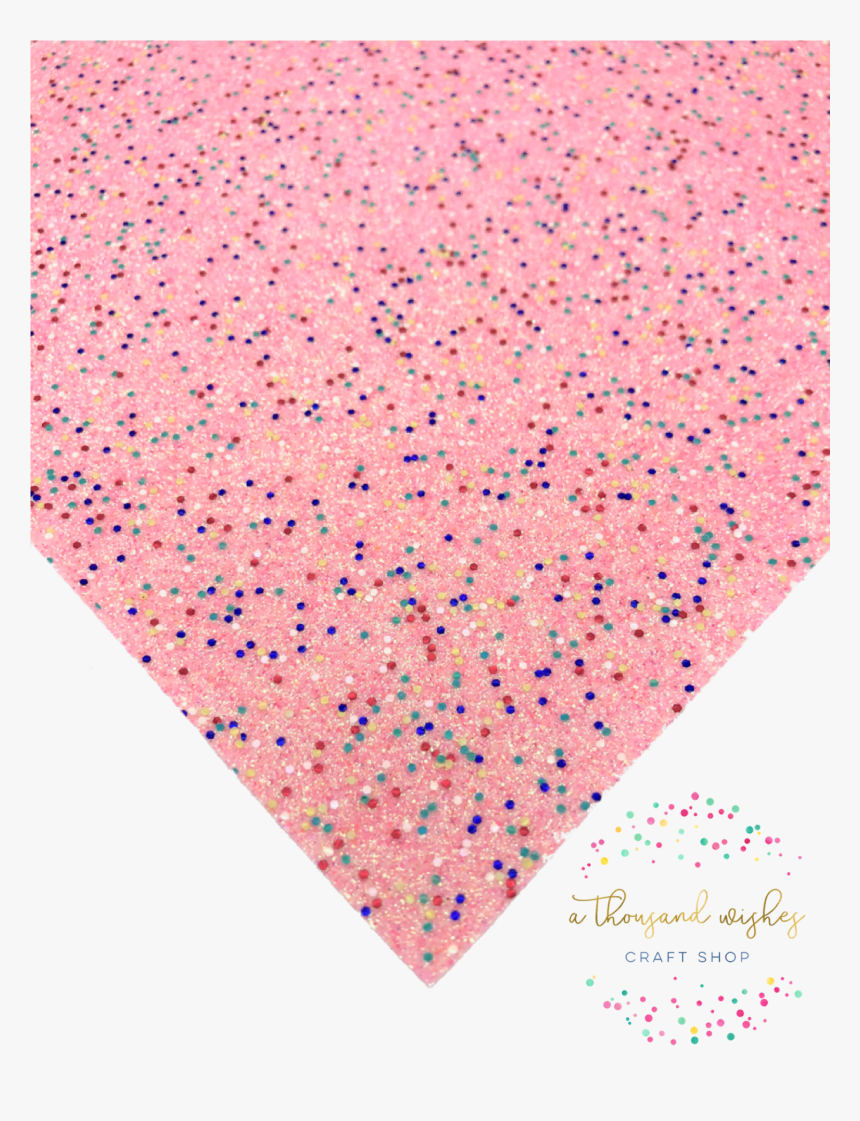 Pink Confetti- Fine Glitter Canvas - Art, HD Png Download