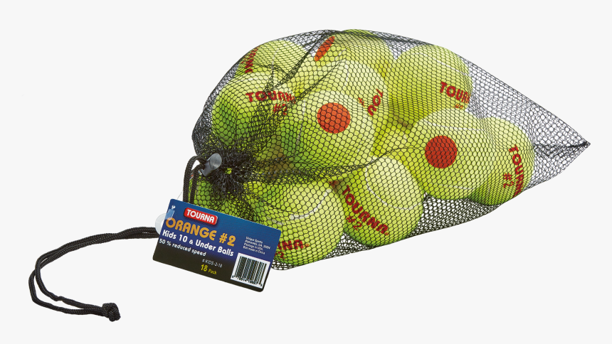 Tourna Green Dot Low Compression Tennis Balls Unique - Strawberry, HD Png Download