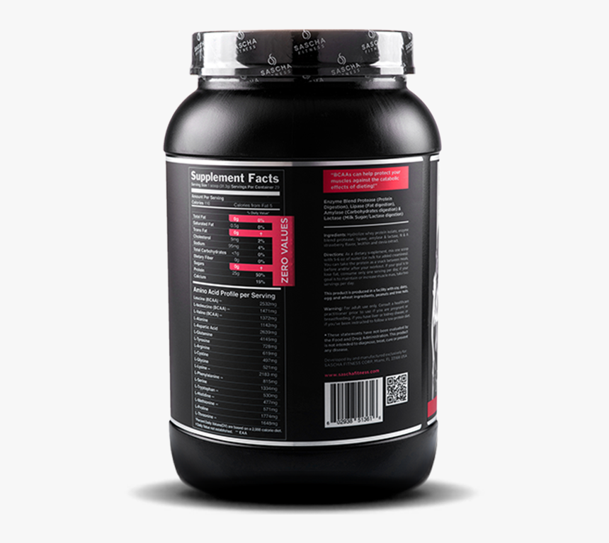 Sascha Isolate Protein, HD Png Download