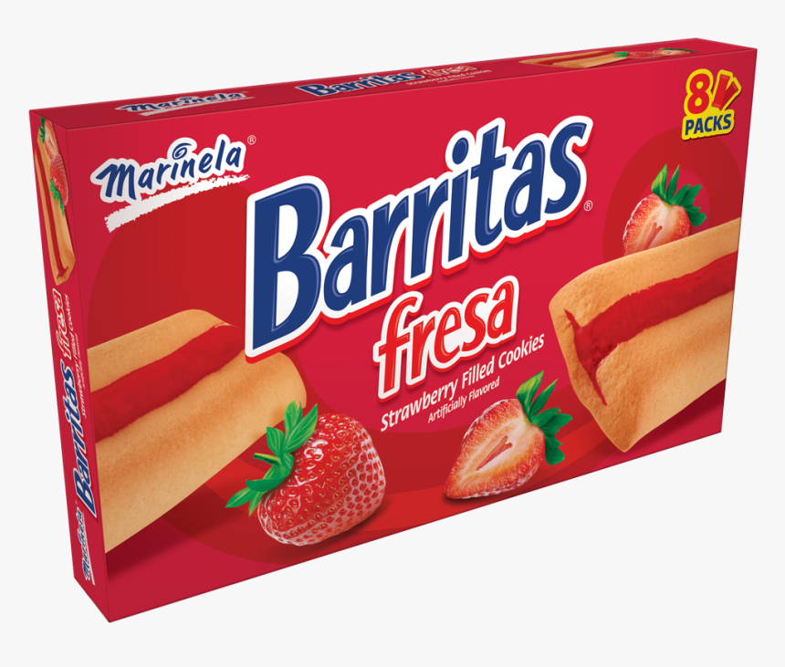 Barritas Fresa 8 Packs - Barritas Usa Marinela, HD Png Download