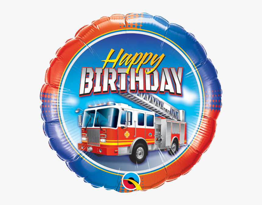 Picture 1 Of - Fire Truck Happy Birthday, HD Png Download