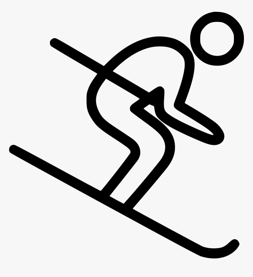 Skiing - Ski Icon Png, Transparent Png