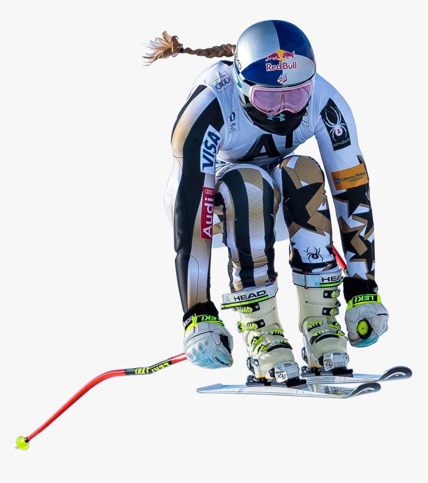 Lindsey Vonn Skiing Downhill, HD Png Download
